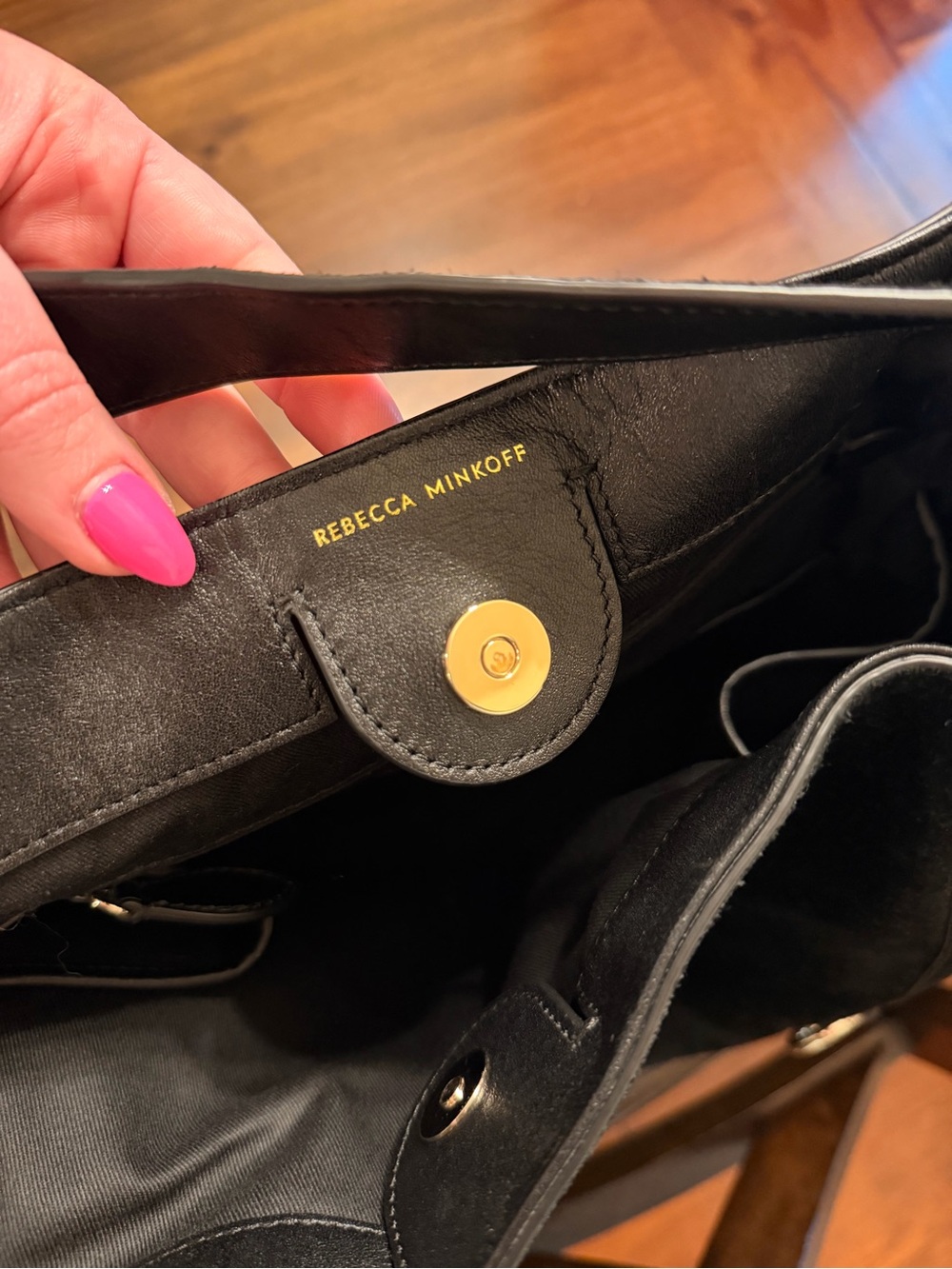 Rebecca Minkoff M.A.B Hobo Suede Purse - Picture 7 of 9